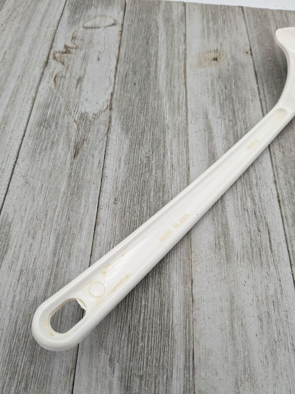 Vintage Ultratemp Serrated Slotted Spatula White Turner Flipper Robinson - Picture 6 of 10